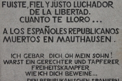 Mauthausen, memorial a los españoles asesinados