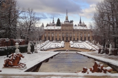 Palacio Real de la Granja de San Ildefonso, fuentes nevadas